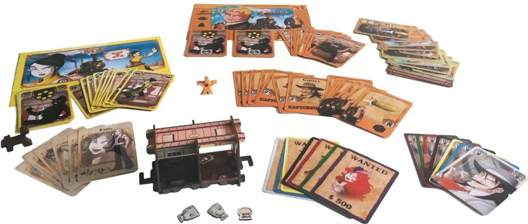 Colt Express: Marshal et Prisonniers composants