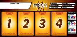 Heroes of Metro City game board