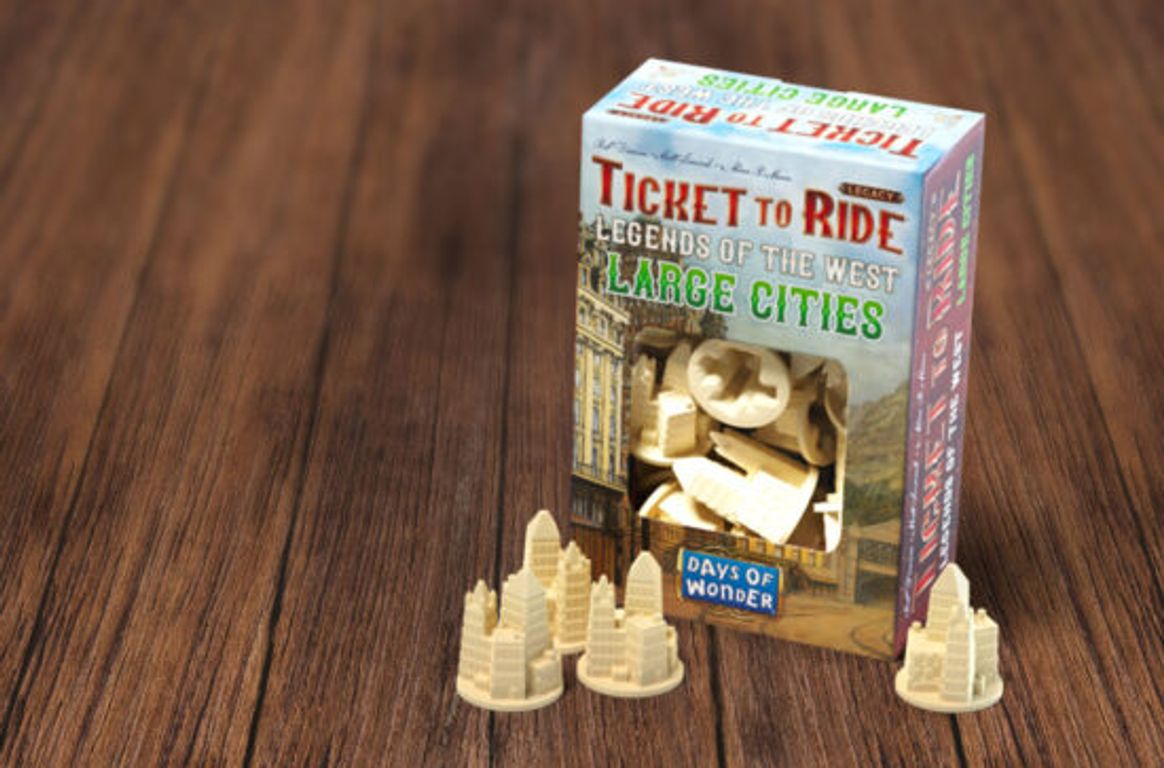 Ticket to Ride Legacy: Legends of the West – Large Cities Set