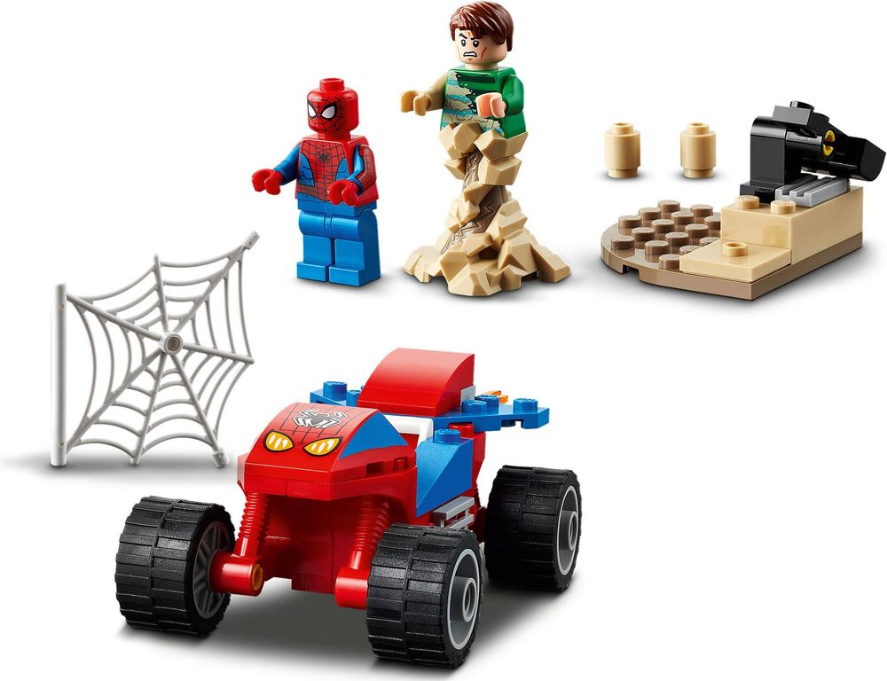 LEGO® Marvel Das Duell von Spider-Man und Sandman komponenten