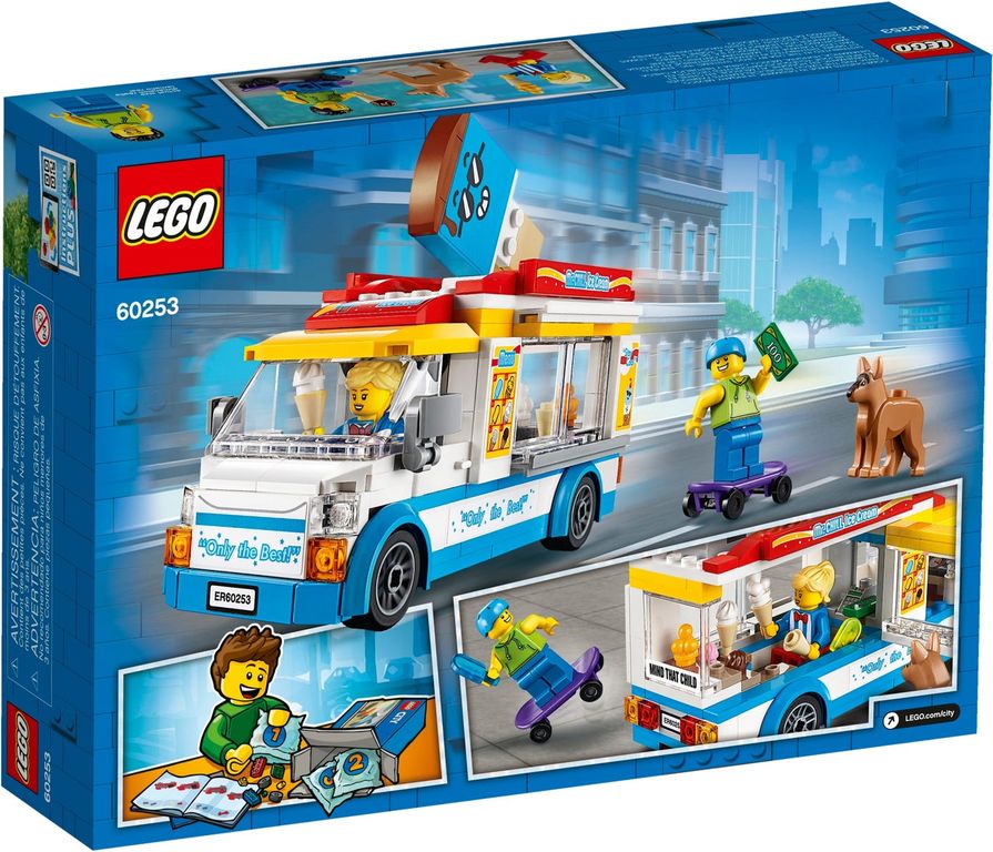 LEGO® City Eiswagen rückseite der box