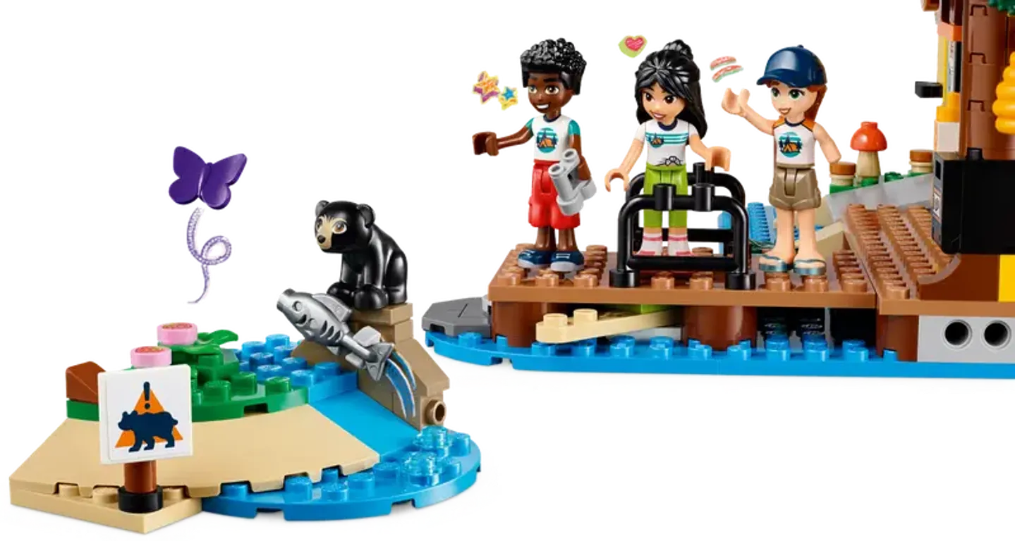 LEGO® Friends Abenteuercamp mit Kayak minifiguren