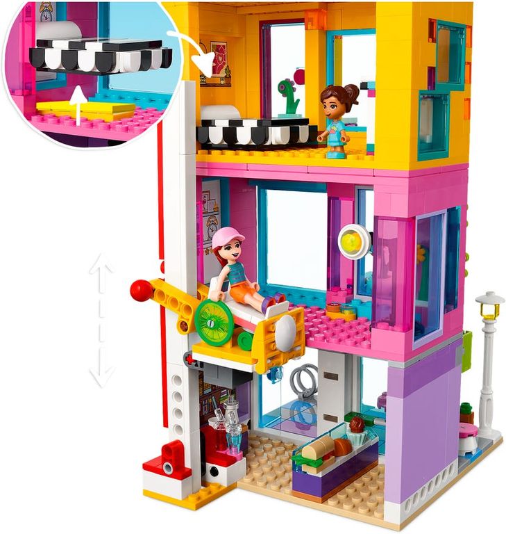 LEGO® Friends Edificio de la Calle Principal partes