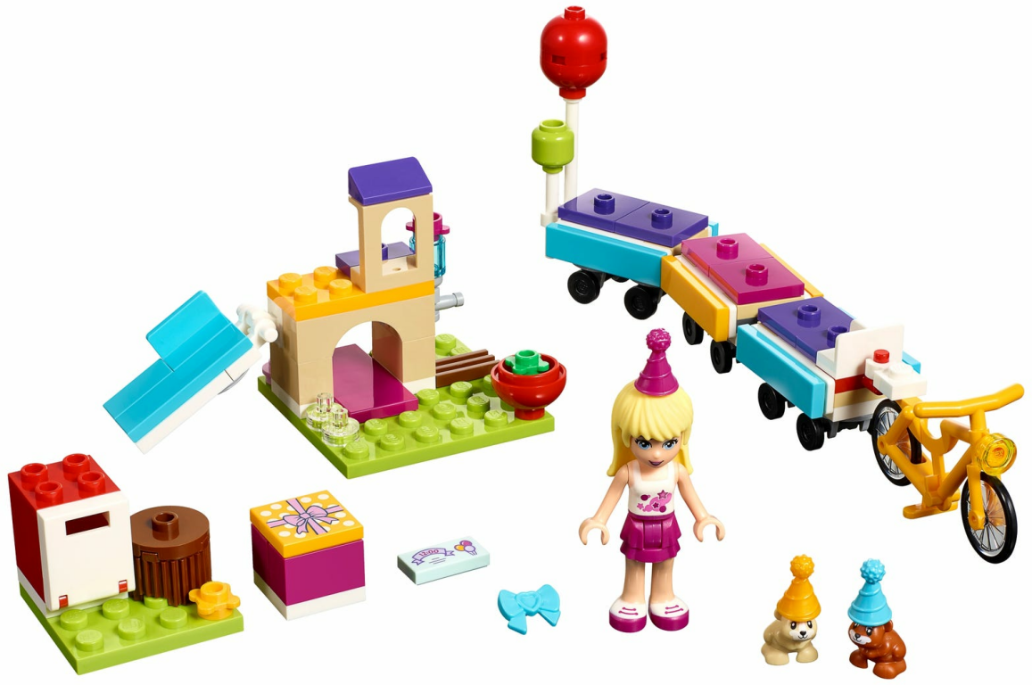 LEGO® Friends Party Train components