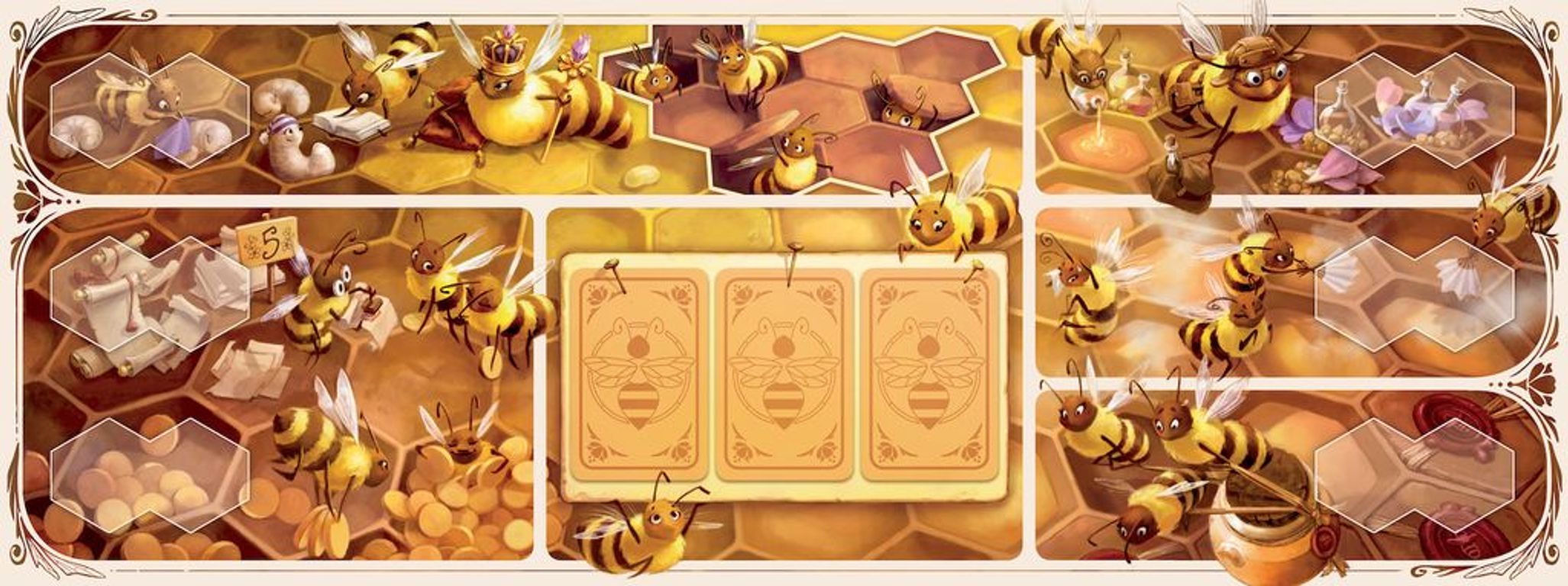 Honey Buzz plateau de jeu