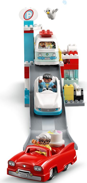 LEGO® DUPLO® Parkhaus mit Autowaschanlage komponenten