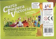 CIV: Carta Impera Victoria parte posterior de la caja