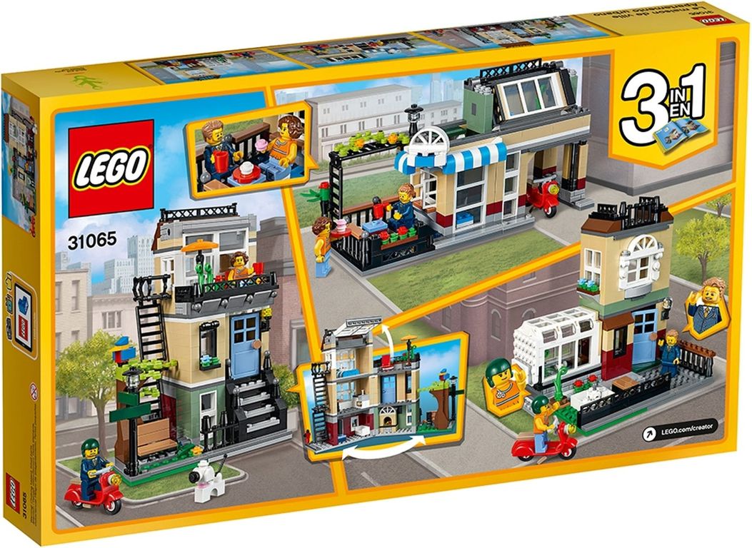 LEGO® Creator Park Street Townhouse back of the box
