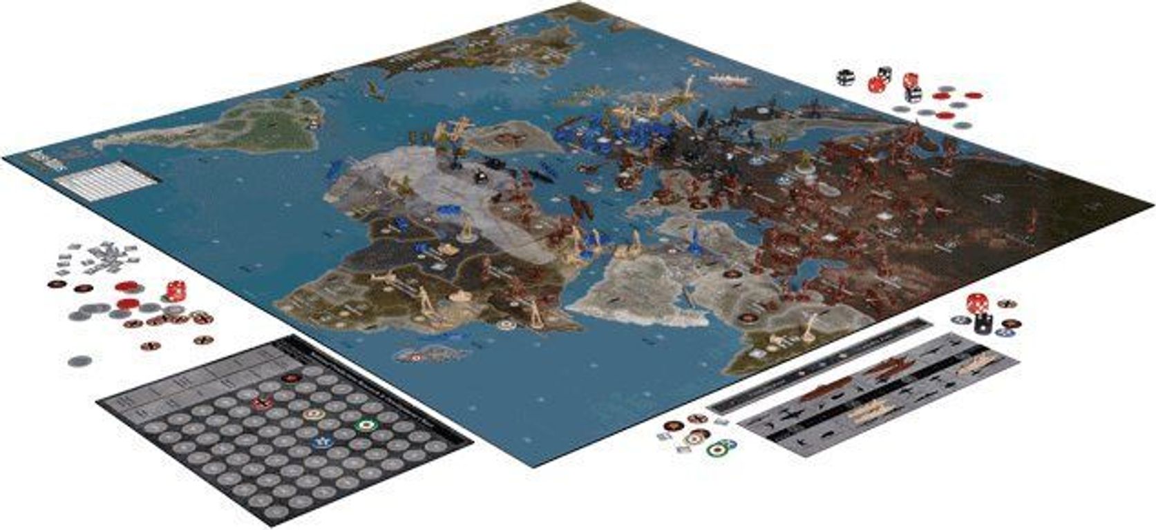 Axis & Allies Europe 1940 components