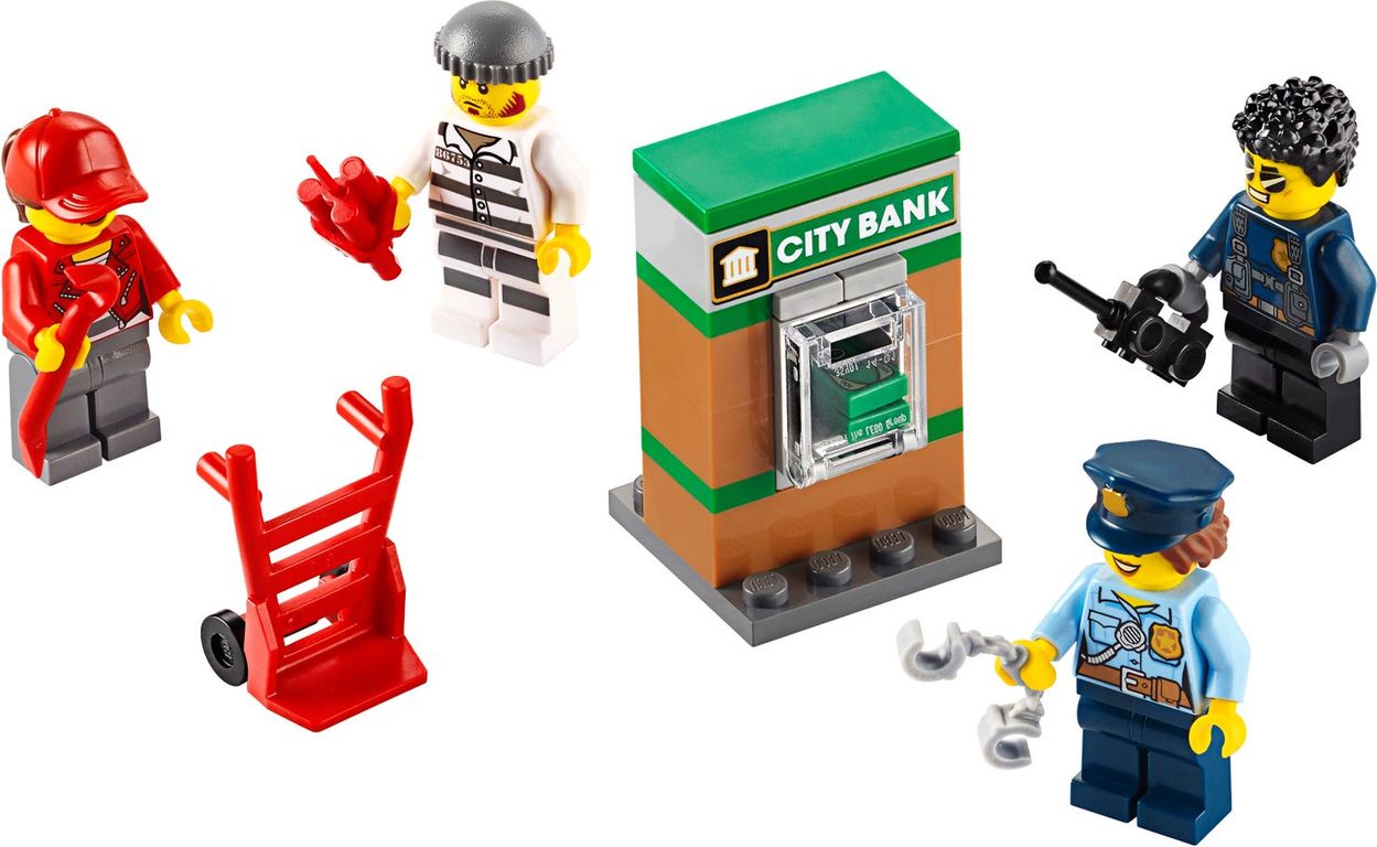 LEGO® City L'ensemble d'accessoires MF Police composants