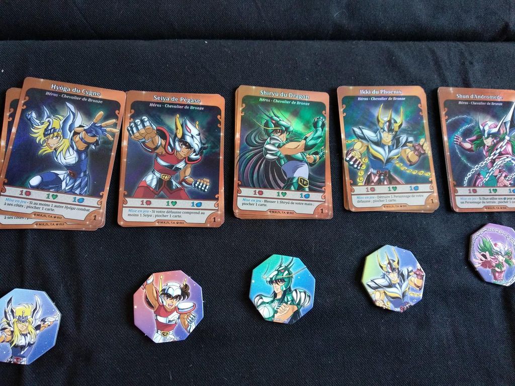 Saint Seiya - Le Jeu de Deckbuilding cards