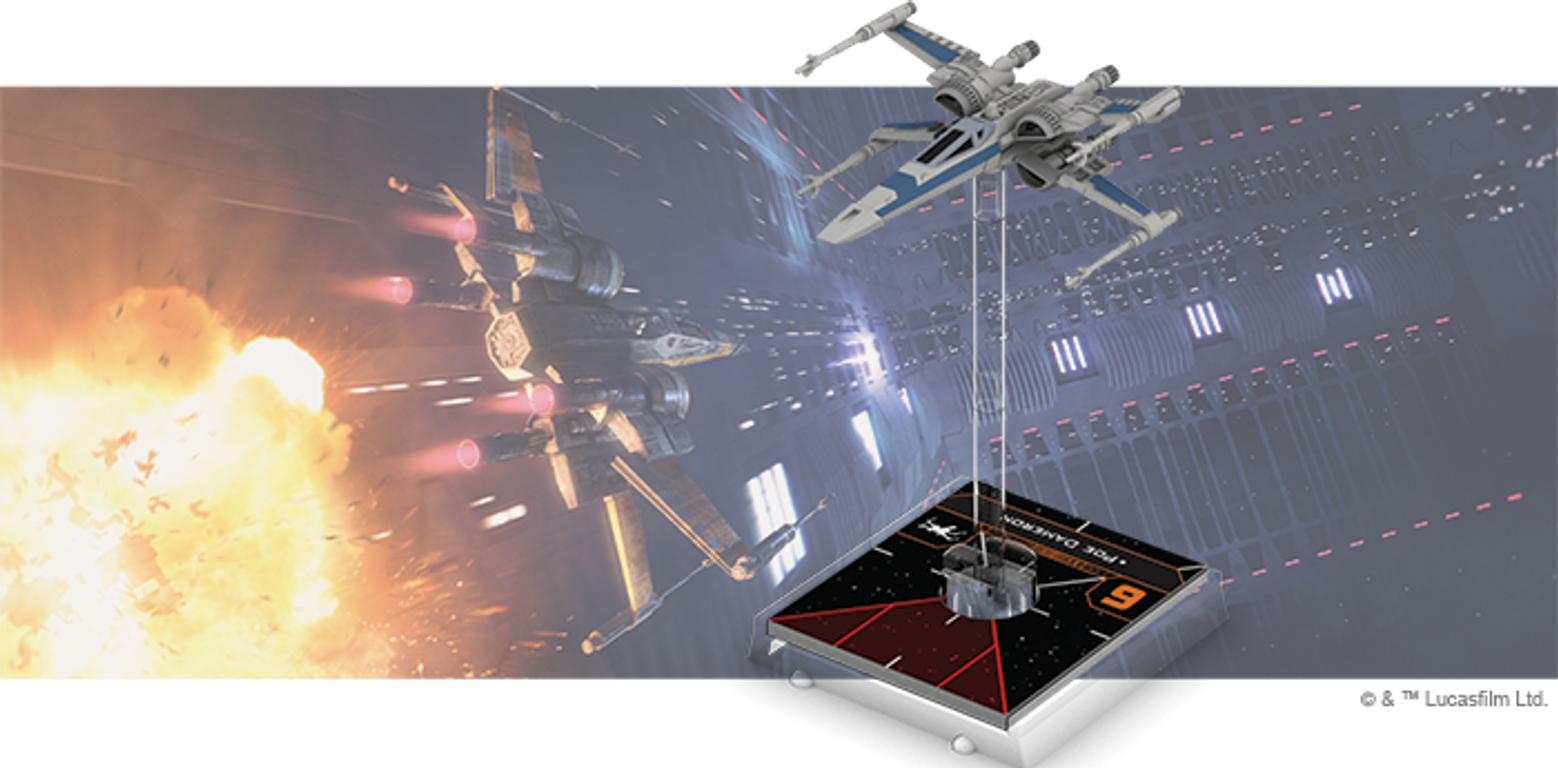 Star Wars: X-Wing (2ª Edición) – T-70 Ala-X Pack de Expansión miniatura