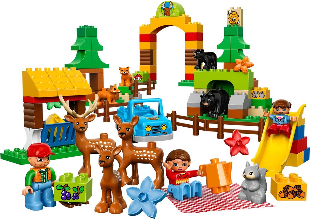 LEGO® DUPLO® Le Parc de la forêt composants