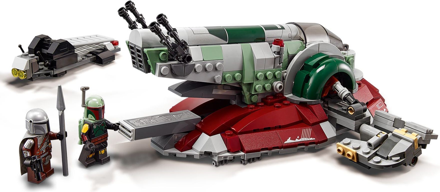 LEGO® Star Wars Boba Fett's sterrenschip™ speelwijze