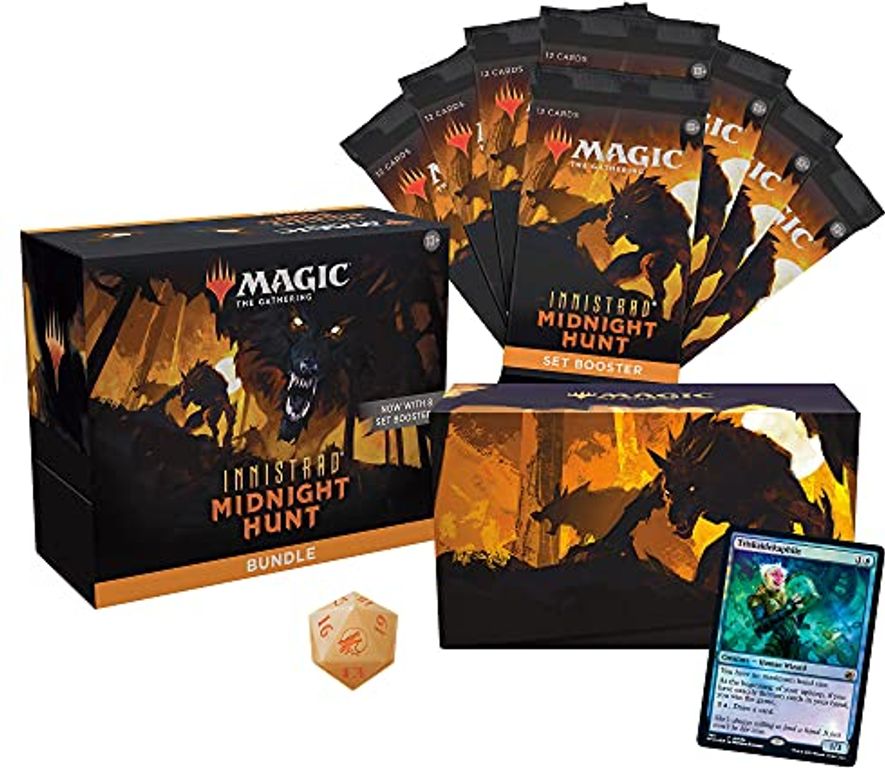 Magic: The Gathering Innistrad: Midnight Hunt Bundel components