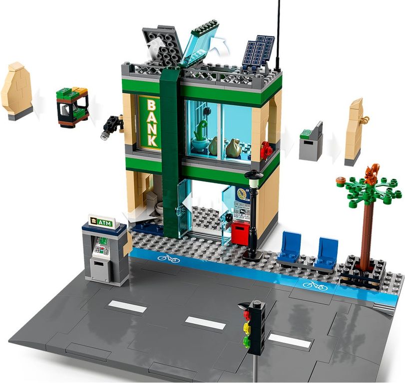 LEGO® City Politieachtervolging bij de bank componenten