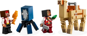 LEGO® Minecraft El Viaje en el Barco Pirata minifiguras