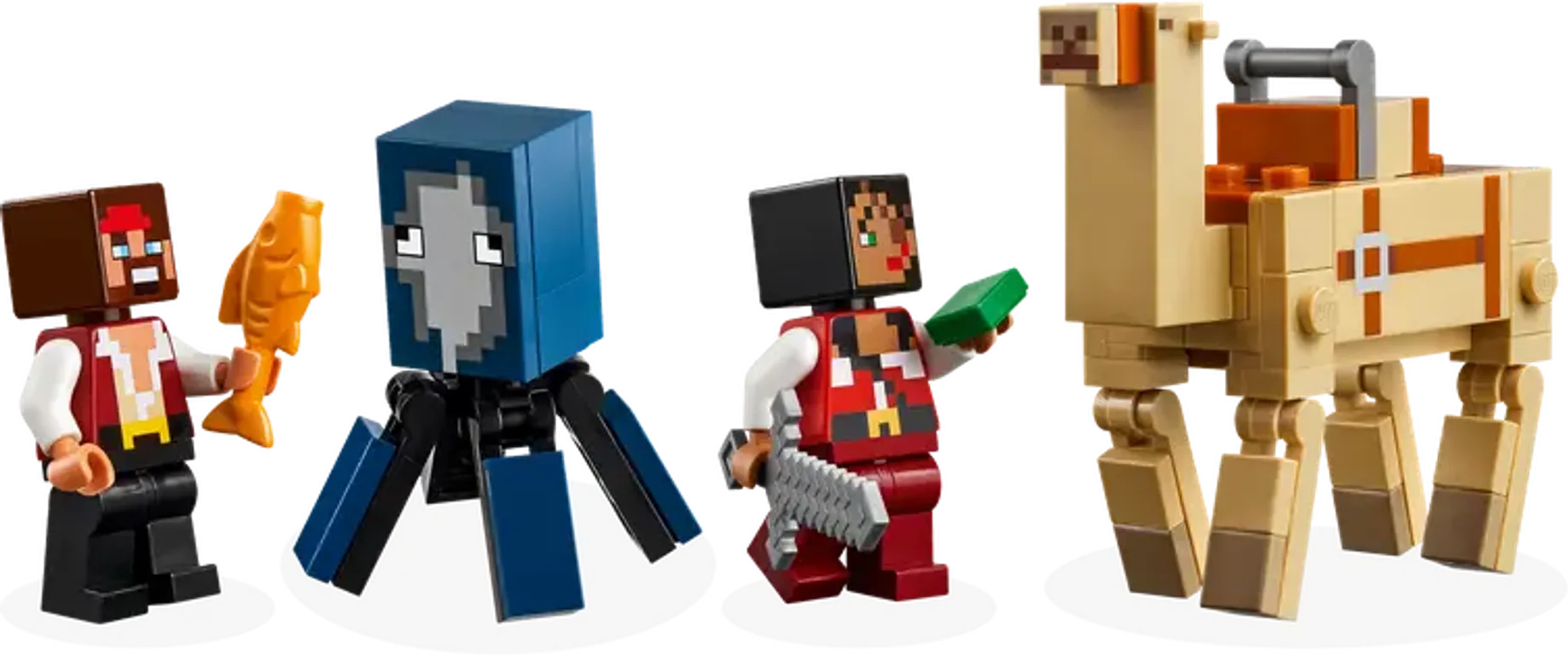 LEGO® Minecraft Le voyage du bateau pirate figurines