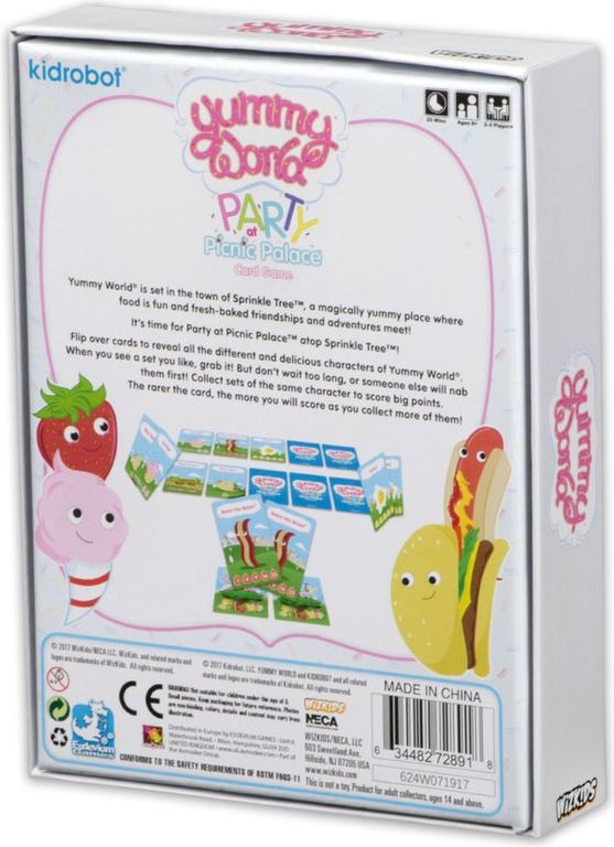 Yummy World: Party at Picnic Palace back of the box