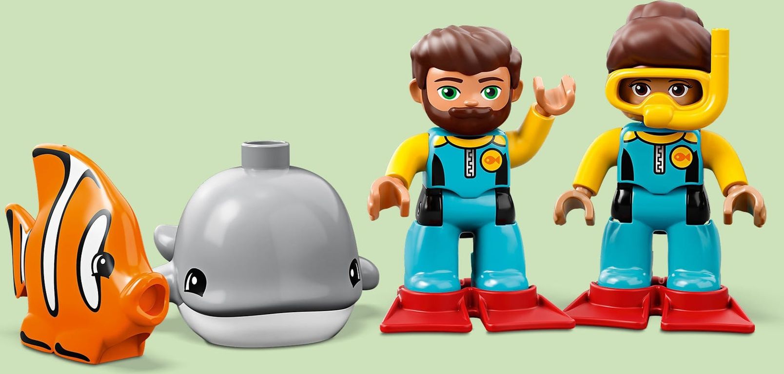 LEGO® DUPLO® Submarine Adventure minifigures