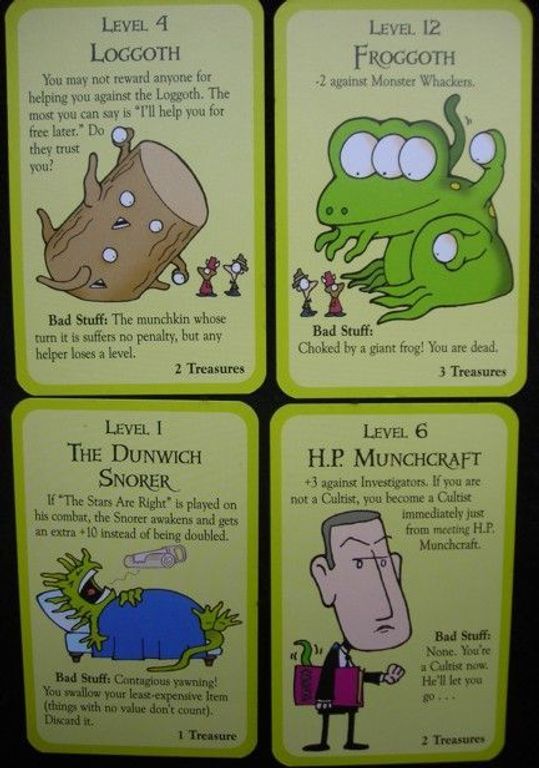 Munchkin Cthulhu cards