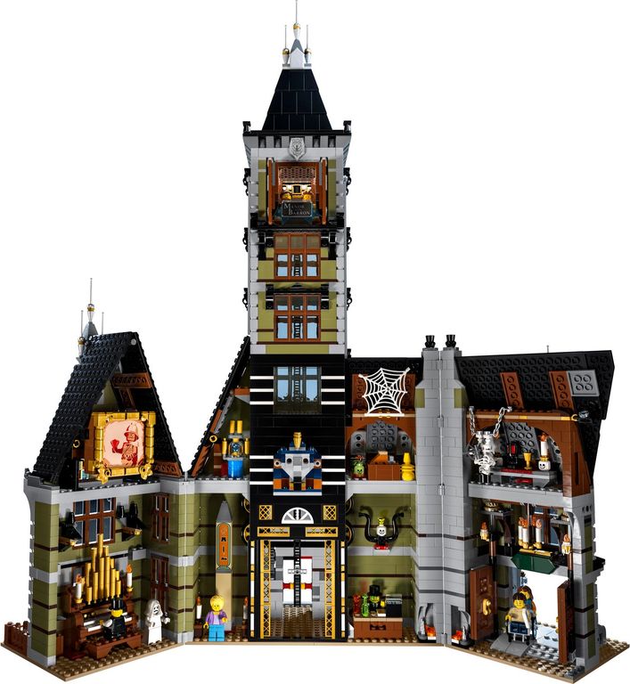 LEGO® Icons La maison hantée de la fête foraine intérieur