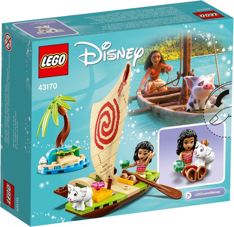 LEGO® Disney L'aventure en mer de Vaiana boîte