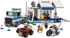 LEGO® City Le poste de commandement mobile composants