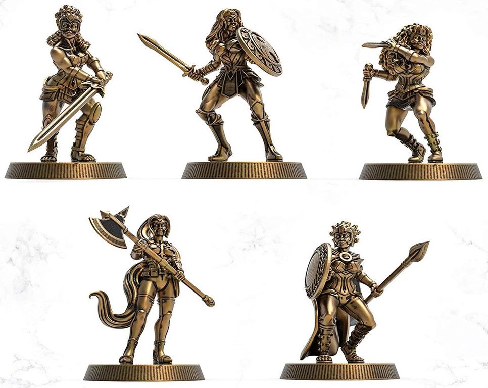 Wonder Woman: Challenge of the Amazons miniatures