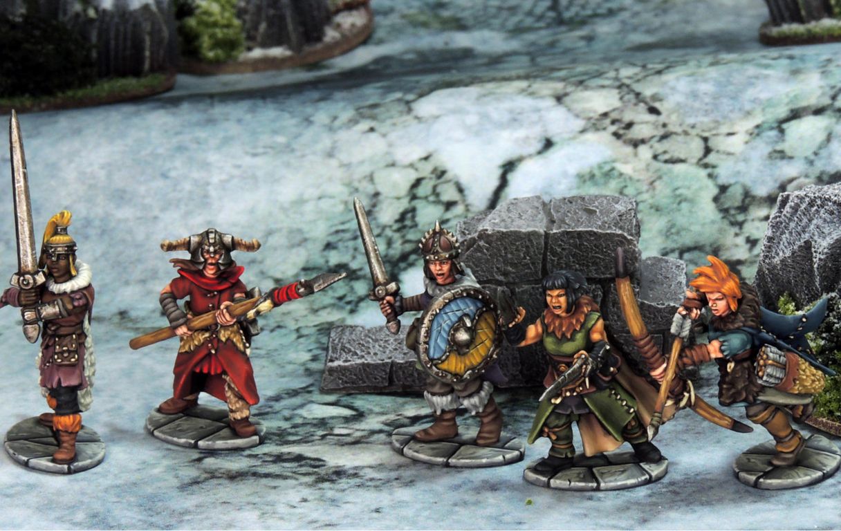 Frostgrave Barbarians II miniaturas