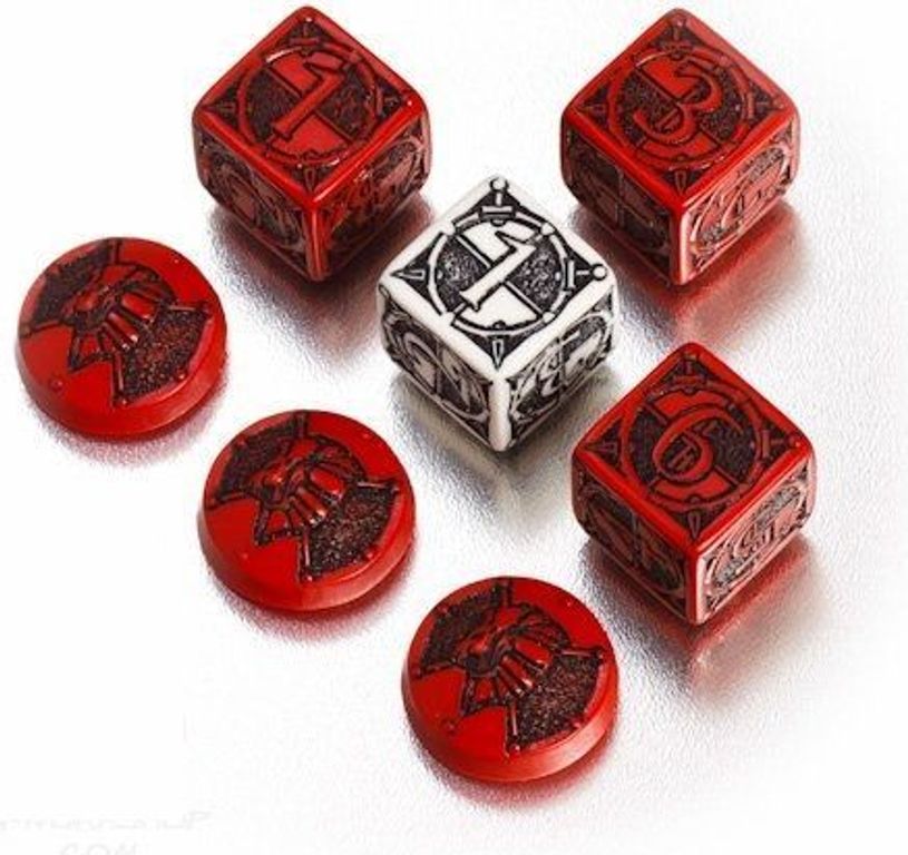 Kingsburg: Dice and Tokens (Red) dé