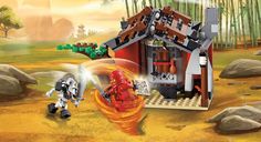 LEGO® Ninjago Battle At The Blacksmith Shop speelwijze