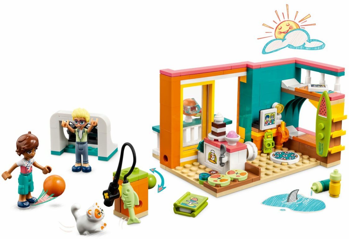 LEGO® Friends La chambre de Léo composants