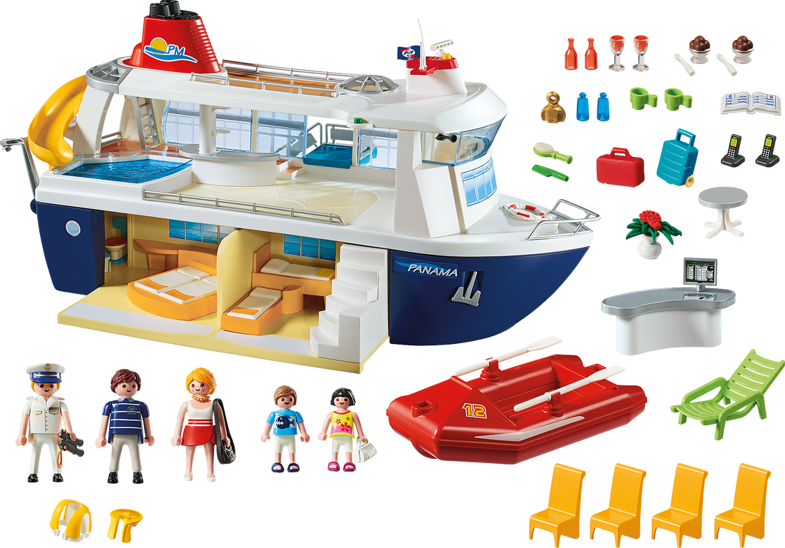 Playmobil® Family Fun Cruise ship components