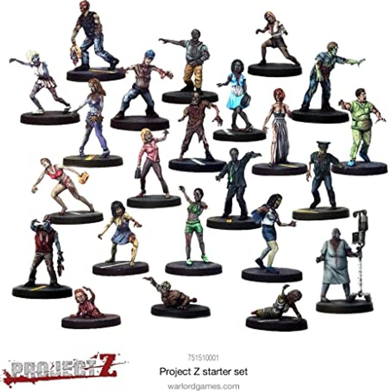 Project Z: The Zombie Miniatures Game miniaturen