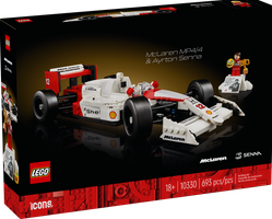 LEGO® Icons McLaren MP4/4 y Ayrton Senna