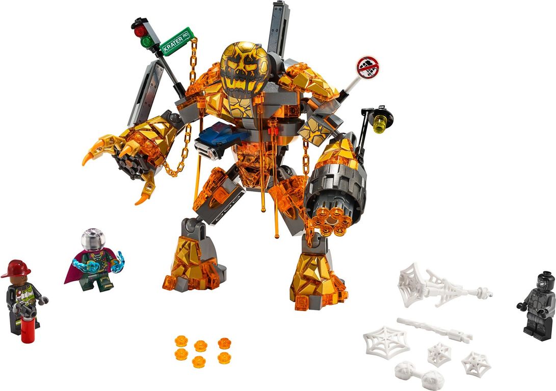 LEGO® Marvel Duell mit Molten Man komponenten