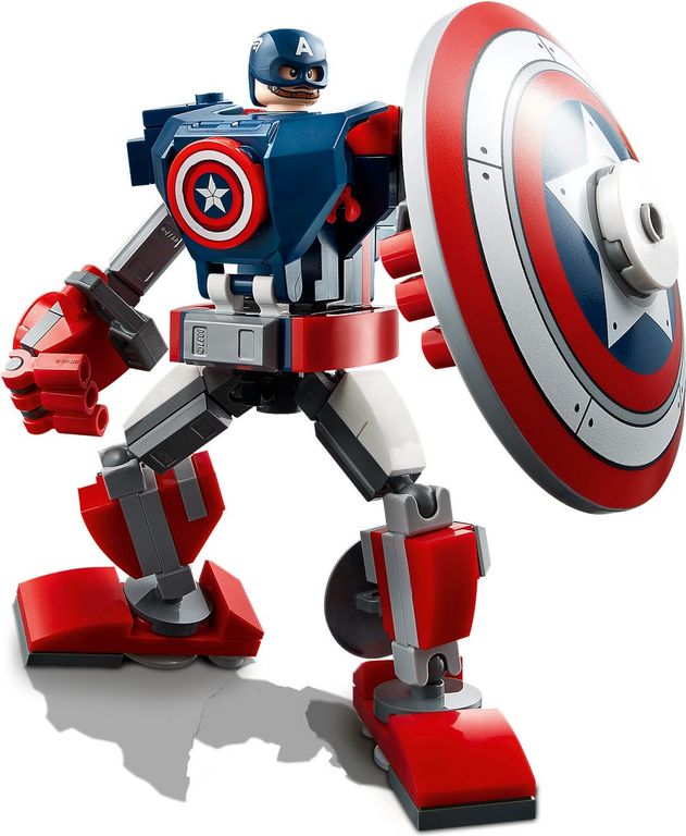 LEGO® Marvel Captain America Mech Armor components