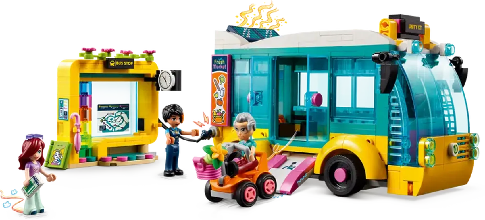 LEGO® Friends Heartlake City Bus gameplay