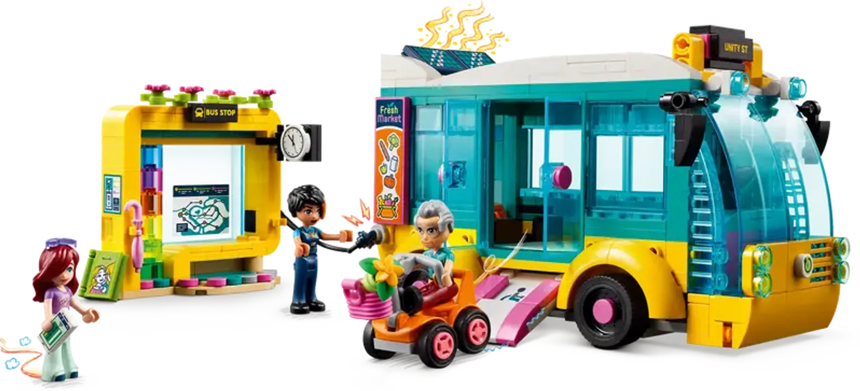 LEGO® Friends Heartlake City Bus speelwijze