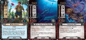 The Lord of the Rings: The Card Game - The Thing in the Depths cards