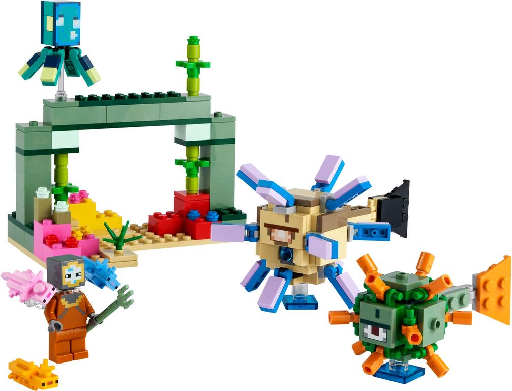 LEGO® Minecraft The Guardian Battle components