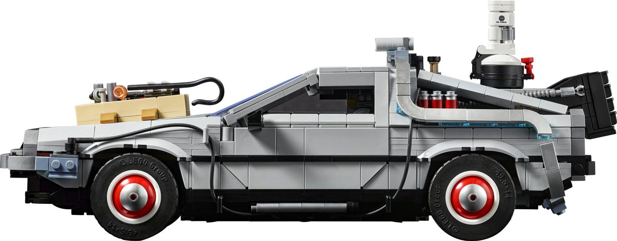 LEGO® Icons Back to the Future tijdmachine achterkant