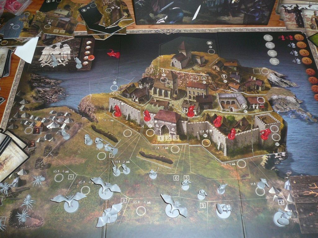 The Exiled: Siege game board