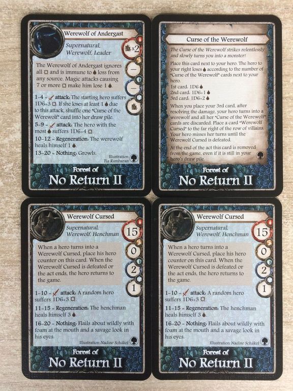 Aventuria: Forest of No Return cartes