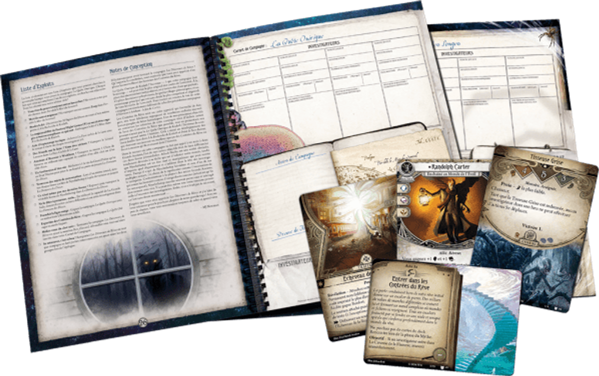 Arkham Horror: The Card Game – The Dream-Eaters: Campaign Expansion componenti