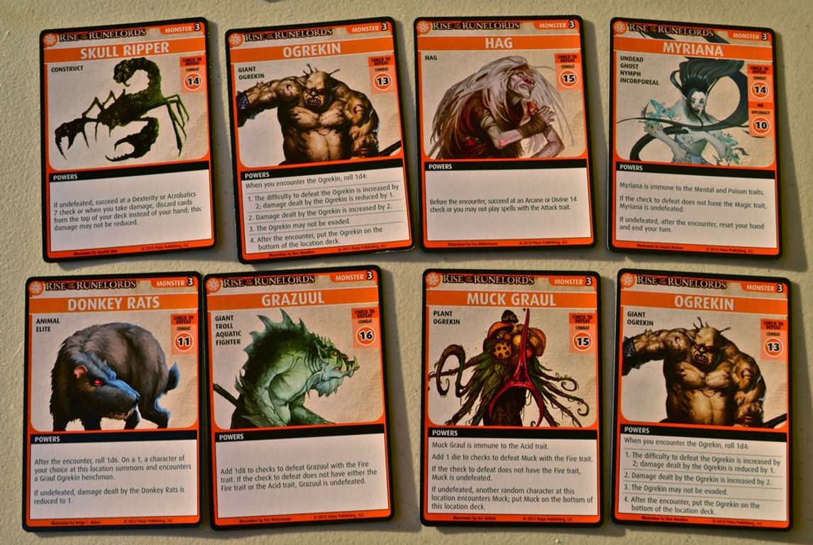 Rise of the Runelords 2013, Game Hook Mountain Massacre Adventure Deck by Mike Selinker for sale online 