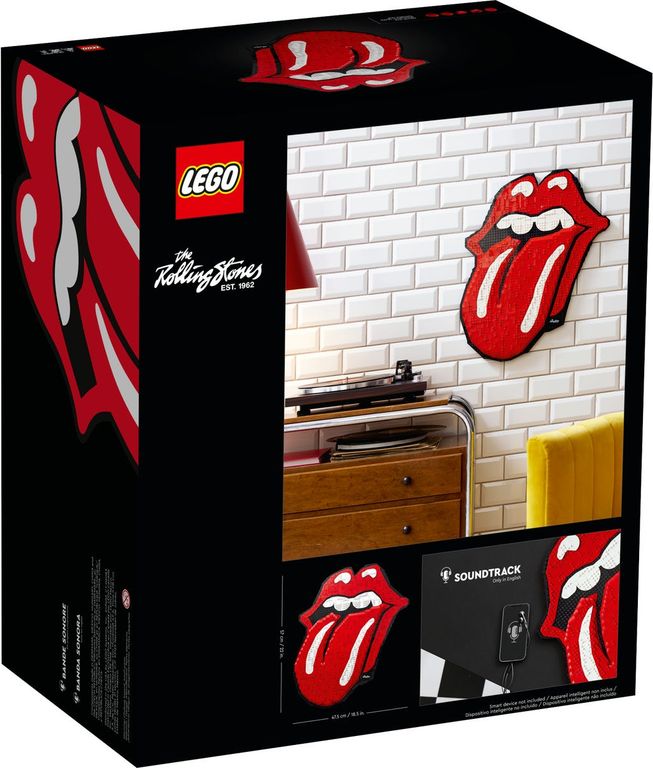 LEGO® Art The Rolling Stones achterkant van de doos