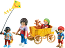 Mother with Children and Wagon