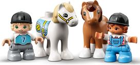 LEGO® DUPLO® Horse Stable and Pony Care minifigures